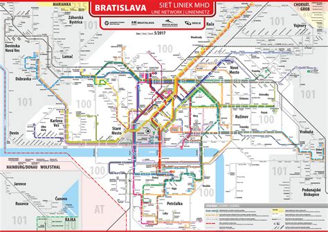 Mapa autobusových trás Bratislava Viedeň Schwechat