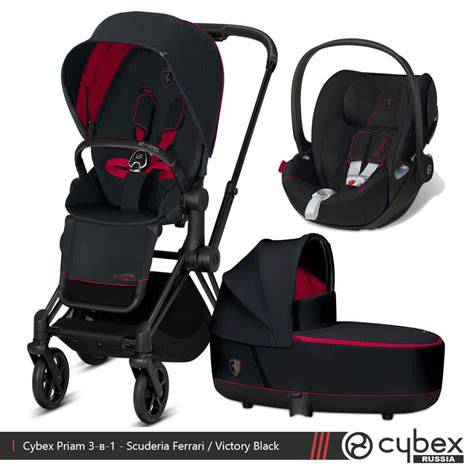 Detail XXL striešky Cybex Priam Ferrari