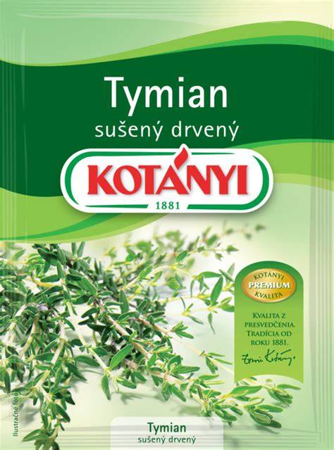 Tymiánová masť a sušený tymián