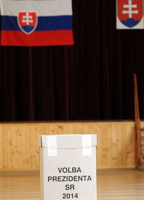Volebná miestnosť v slovenskej obci