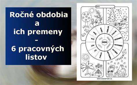Deti pozorujú prírodu počas štyroch ročných období