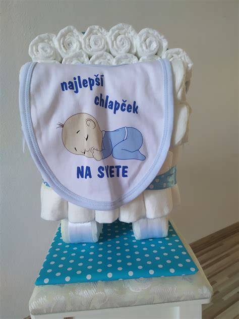 kočík z plienok ako darček