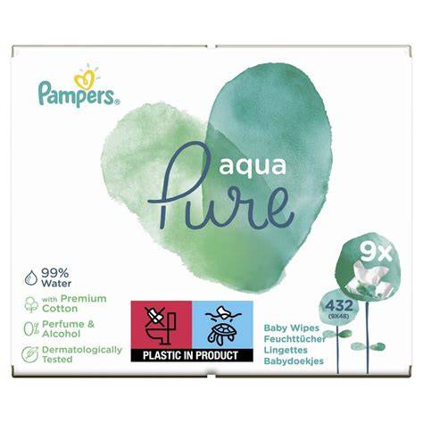 Vlhčené obrúsky Pampers Aqua Pure