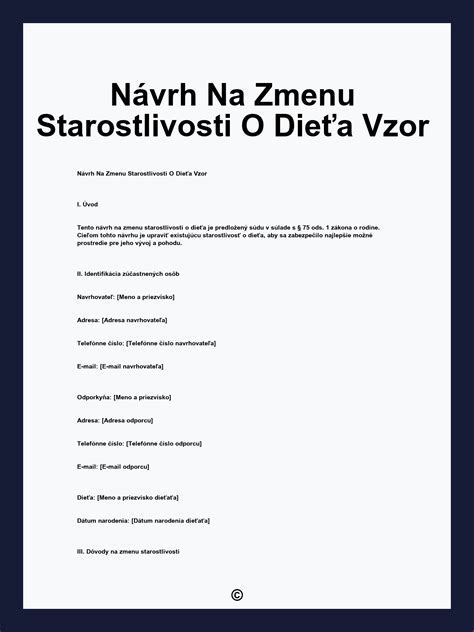 schéma striedavej starostlivosti o dieťa