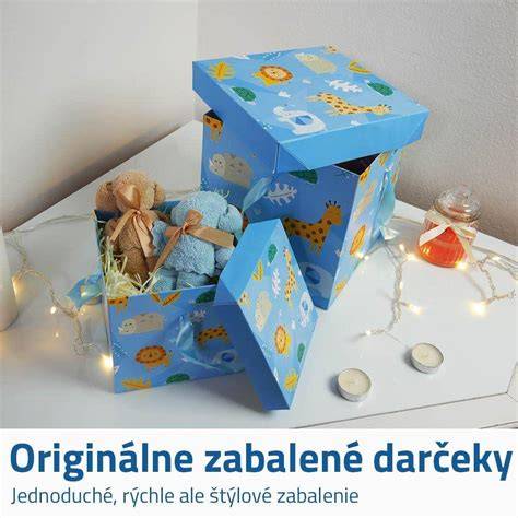 Darčeková krabička s detskými dupačkami