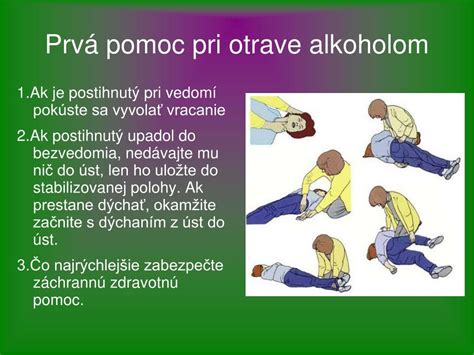 Prvá pomoc pri otrave alkoholom