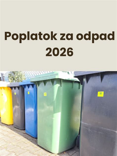 Dieťa a poplatok za komunálny odpad