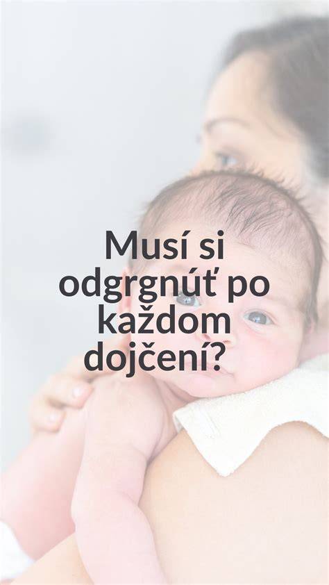 Matka dojčí bábätko počas choroby