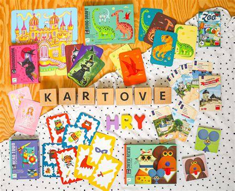 Obrázkové kartičky a spoločenské hry pre deti
