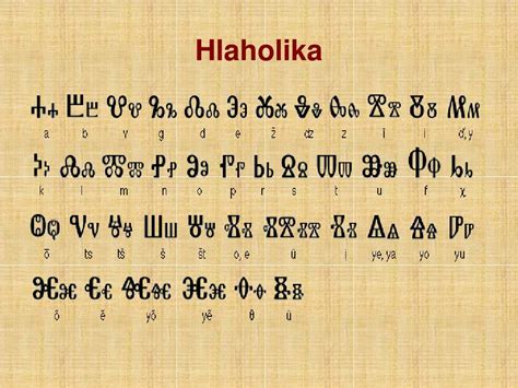 Hlaholika a staroslovienčina