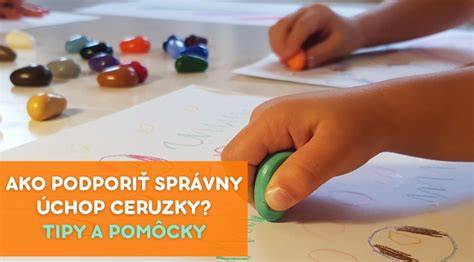 Správny úchop ceruzky a sedenie dieťaťa
