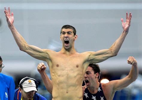 Michael Phelps počas plaveckého tréningu